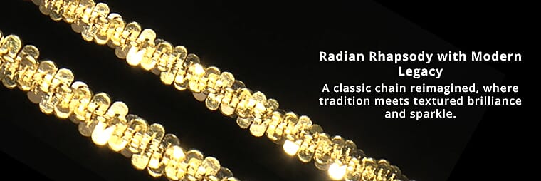  Sparkle Chain Necklace in 14K Yellow Gold  Banner