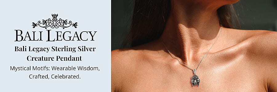 Bali Legacy Sterling Silver Creature Pendant Banner