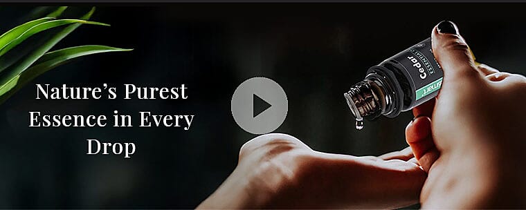 Nature’s Purest Essence in Every Drop Banner