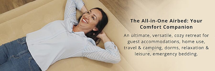 The All-in-One Airbed Banner