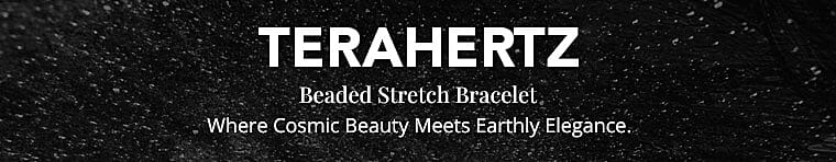 Terahertz Beaded Stretch Bracelet Banner