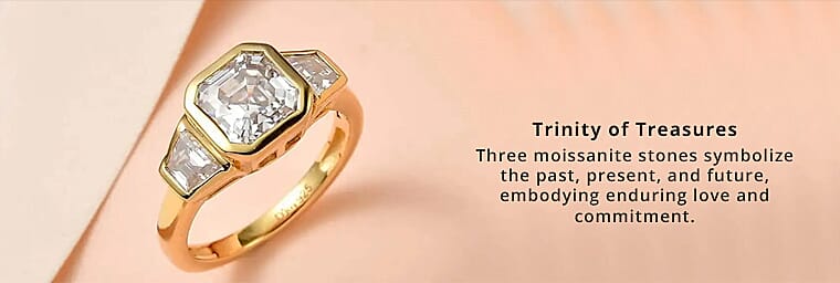 Stone Ring in Vermeil Yellow   Banner