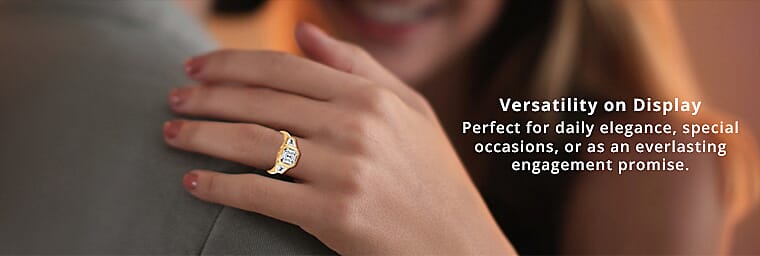 Asscher Cut Moissanite   Banner