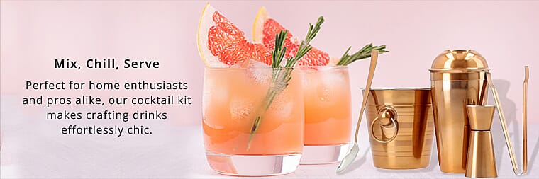 Cheers to Elegance: Set for Perfect Cocktails Every Time Banner