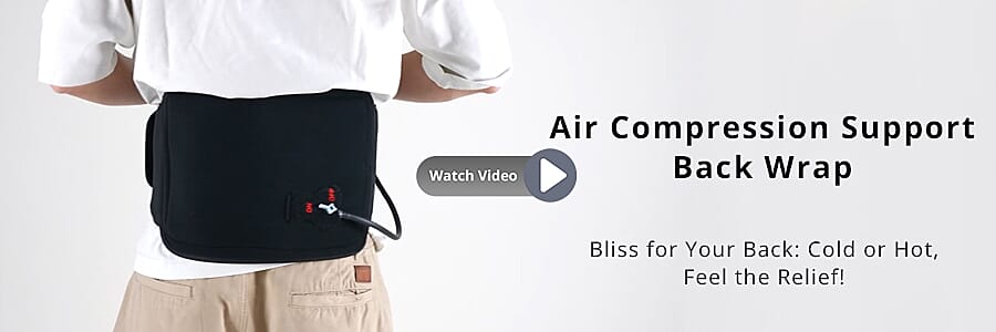 Air Compression Support Back Wrap Banner