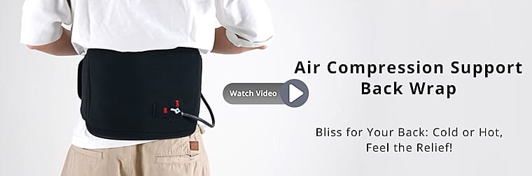 Air Compression Support Back Wrap Banner