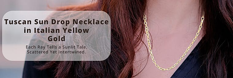 Figarope Mirror Torchon Necklace in 14K Yellow GoldBanner