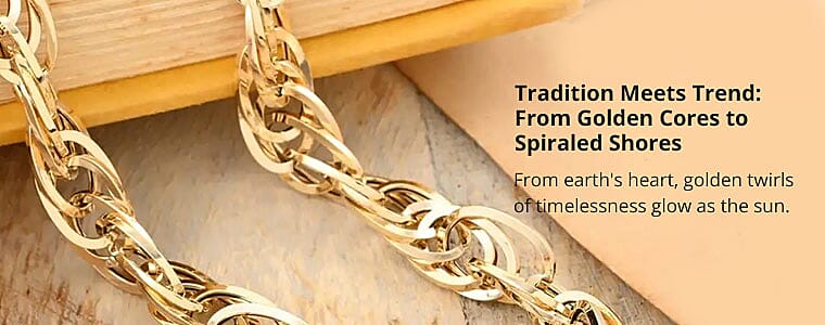 Tradition Meets Trend: From Golden Cores to Spiraled Shores Banner
