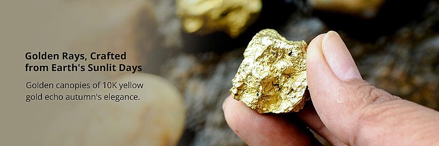 Golden Rays, Crafted from Earth's Sunlit Days Banner