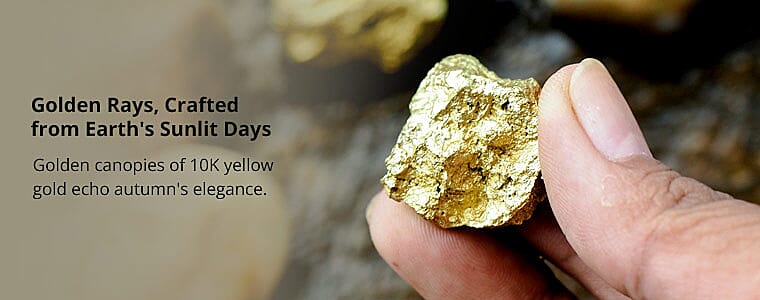 Golden Rays, Crafted from Earth's Sunlit Days Banner