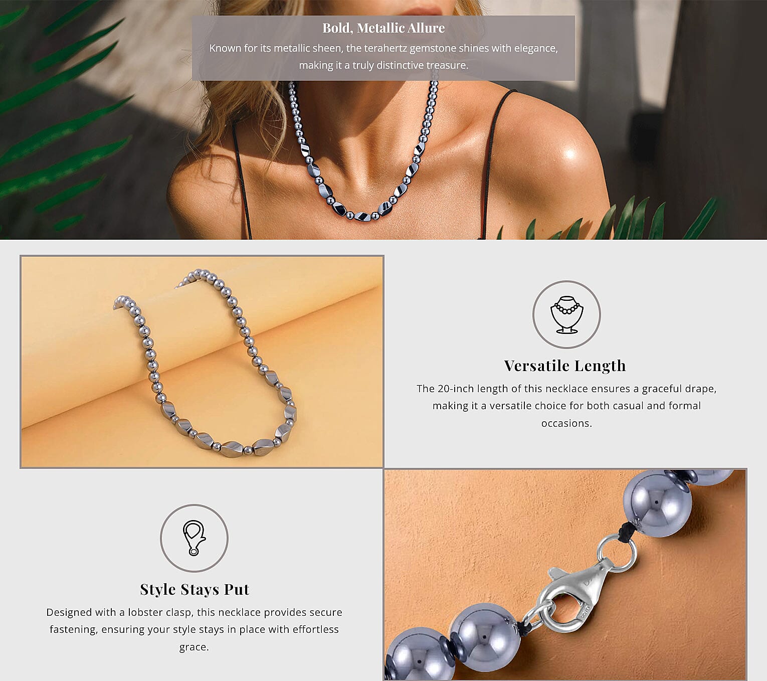 Terahertz Beaded Necklace Banner