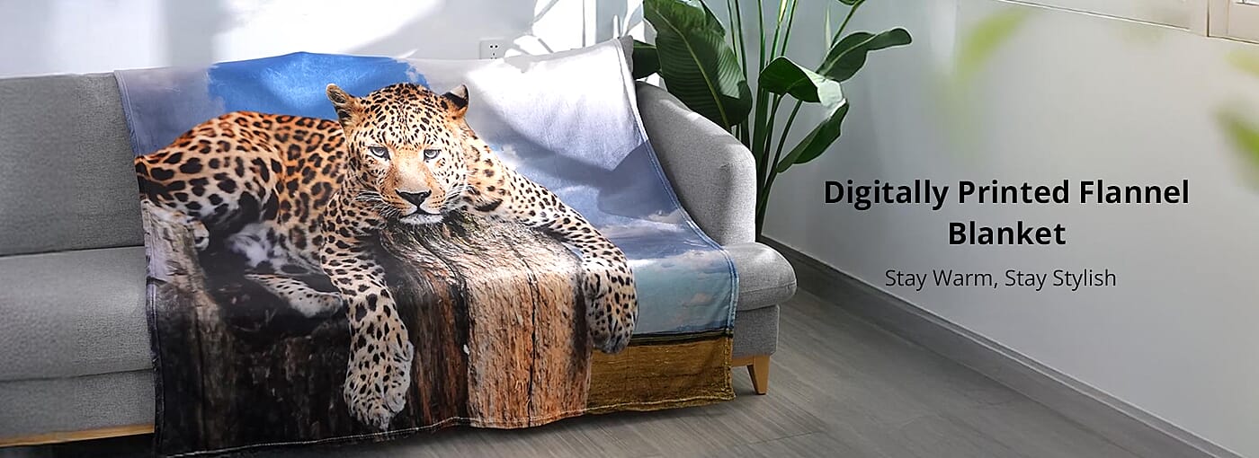 Digitally Printed Flannel Blanket Banner