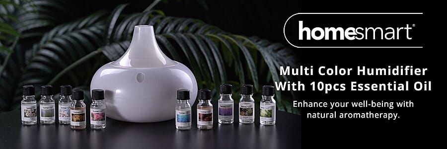 Multi Color Humidifier With 10pcs Essential Oil Banner
