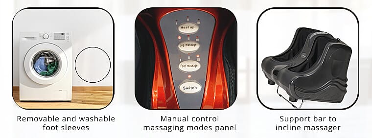 Heat and vibration for legs Banner