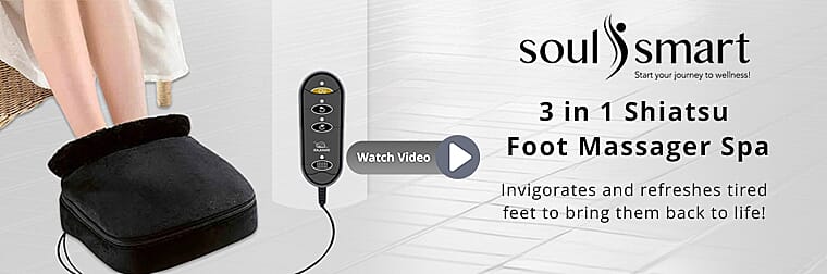 3 in 1 Shiatsu Foot Massager Spa Banner