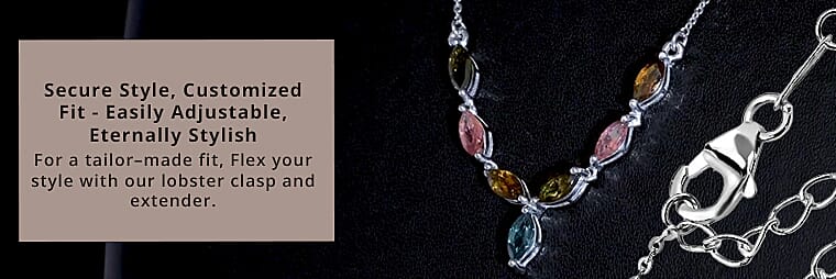 Gemstone Necklace in Sterling Silver Banner