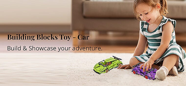 Building Blocks Toy - Car Banner