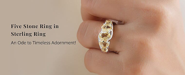 5 Stone Ring in Sterling Ring Banner