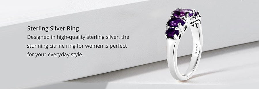 Sterling Silver Ring Banner