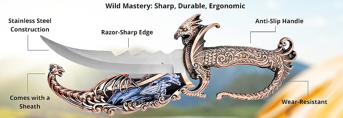Wild Mastery: Sharp, Durable, Ergonomic Banner