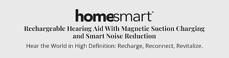 Rechargeable Hearing Aid With Magnetic Suction Charging Banner