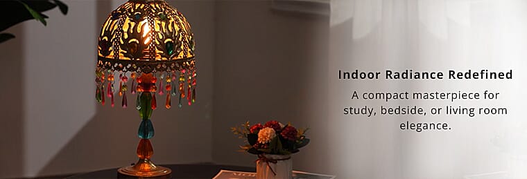 Multi Color Acrylic Table LampBanner