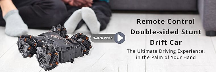 Remote Control Double-sided Stunt Drift Car Banner