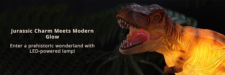 Roar Into The Night With Our Dino-Light Lamp Banner