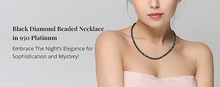  Black Diamond Beaded Necklace Banner