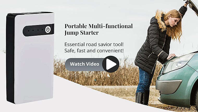 Portable Multi-functional Jump Starter Banner
