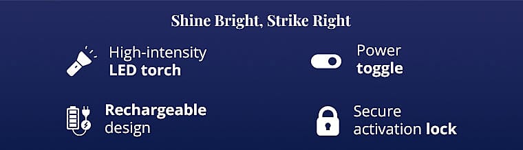 Shine Bright, Strike Right Banner