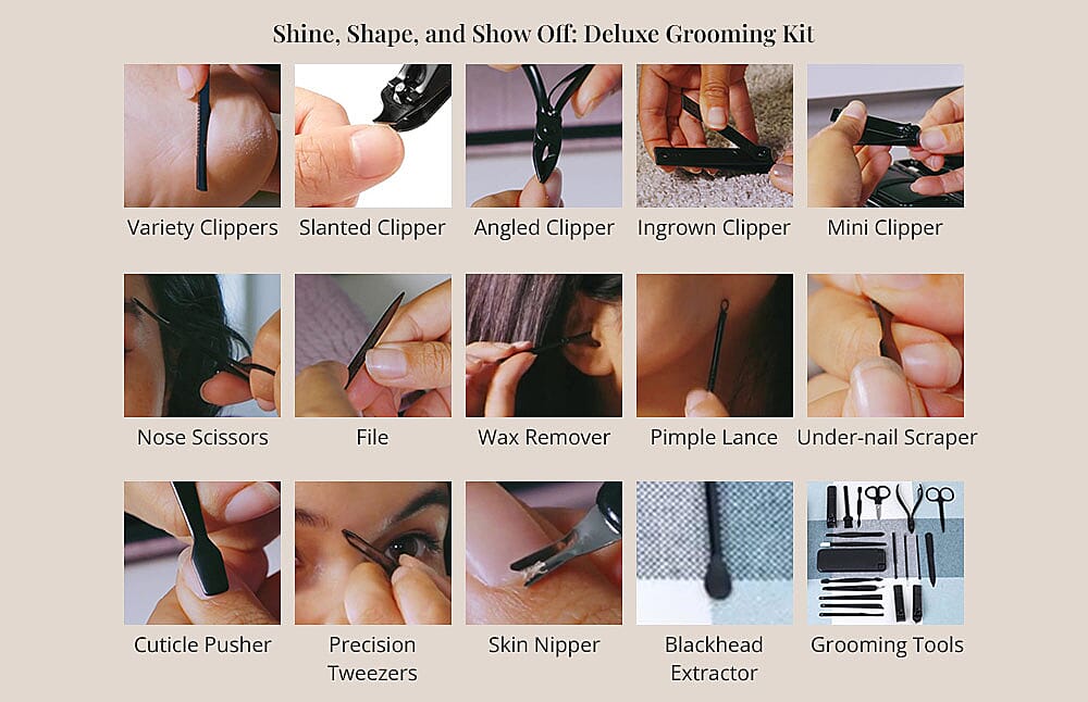 Shine, Shape, and Show Off: Deluxe Grooming Kit Banner