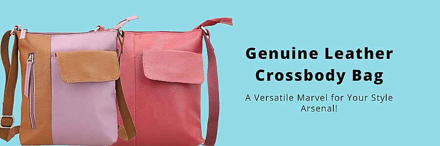 Genuine Leather Crossbody Bag Banner