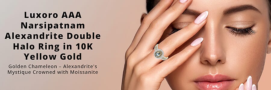 Luxoro AAA Narsipatnam Alexandrite  Banner