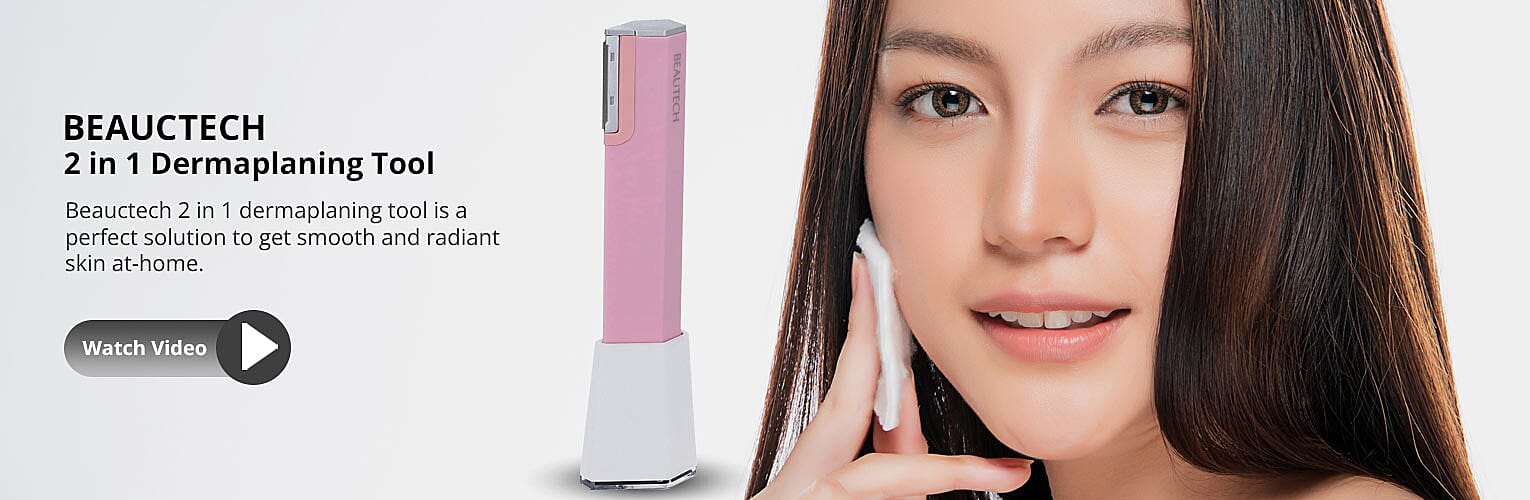 Beauctech 2 in 1 Dermaplaning Tool Banner