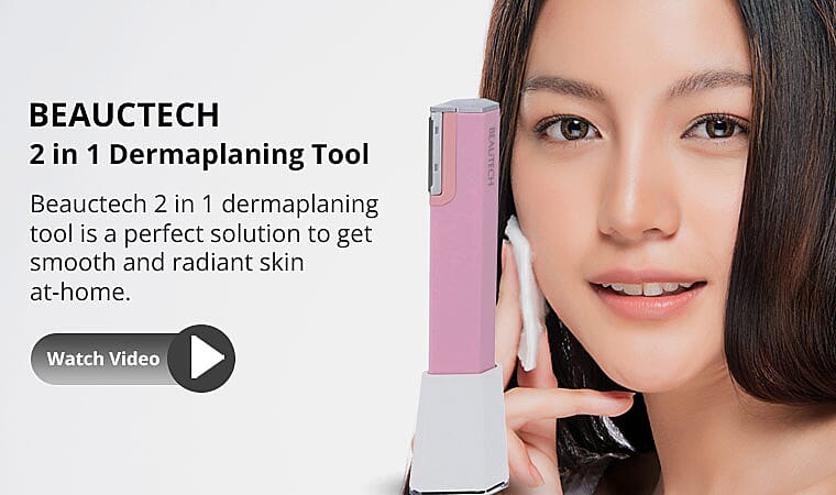 Beauctech 2 in 1 Dermaplaning Tool Banner