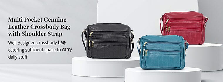 Crossbody Bag with Shoulder Strap Banner