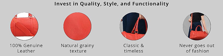 100% Genuine Leather  Banner