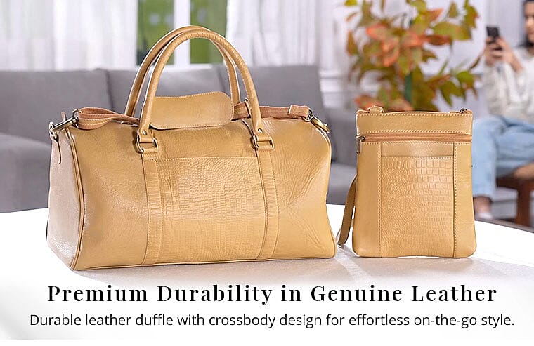 Premium Durability in Genuine Leather Banner