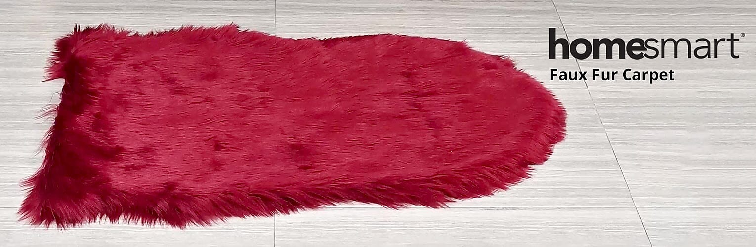 Faux Fur Carpet Banner
