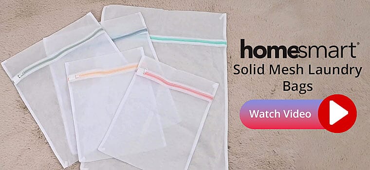 Solid Mesh Laundry Bags Banner