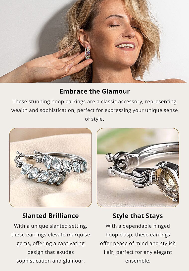 Hoop Earrings in Stainless Steel Banner