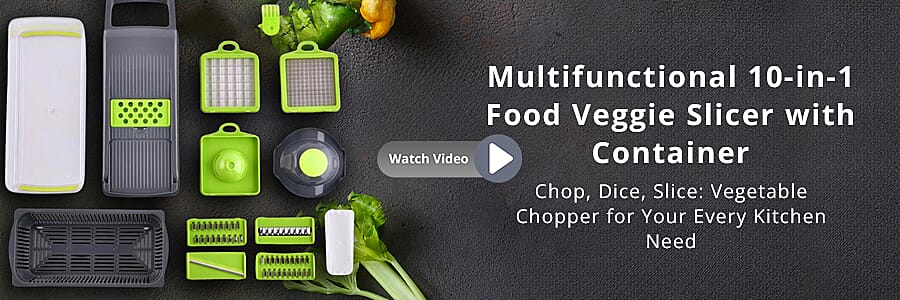 Multifunctional 10-in-1 Food Veggie Slicer  Banner