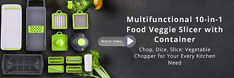 Multifunctional 10-in-1 Food Veggie Slicer  Banner