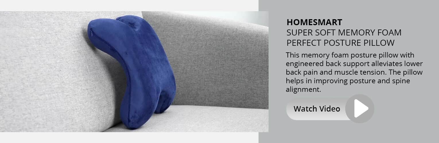 Buy Homesmart Super Soft Memory Foam Perfect Posture Pillow at ShopLC.