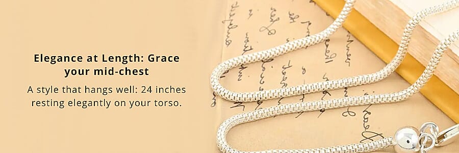 Elegance at Length: Grace your mid-chest Banner
