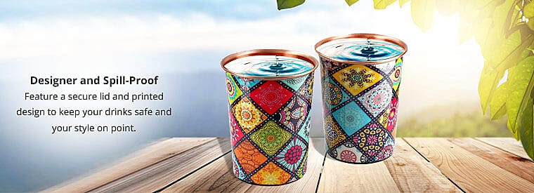 lid and printed design  Banner