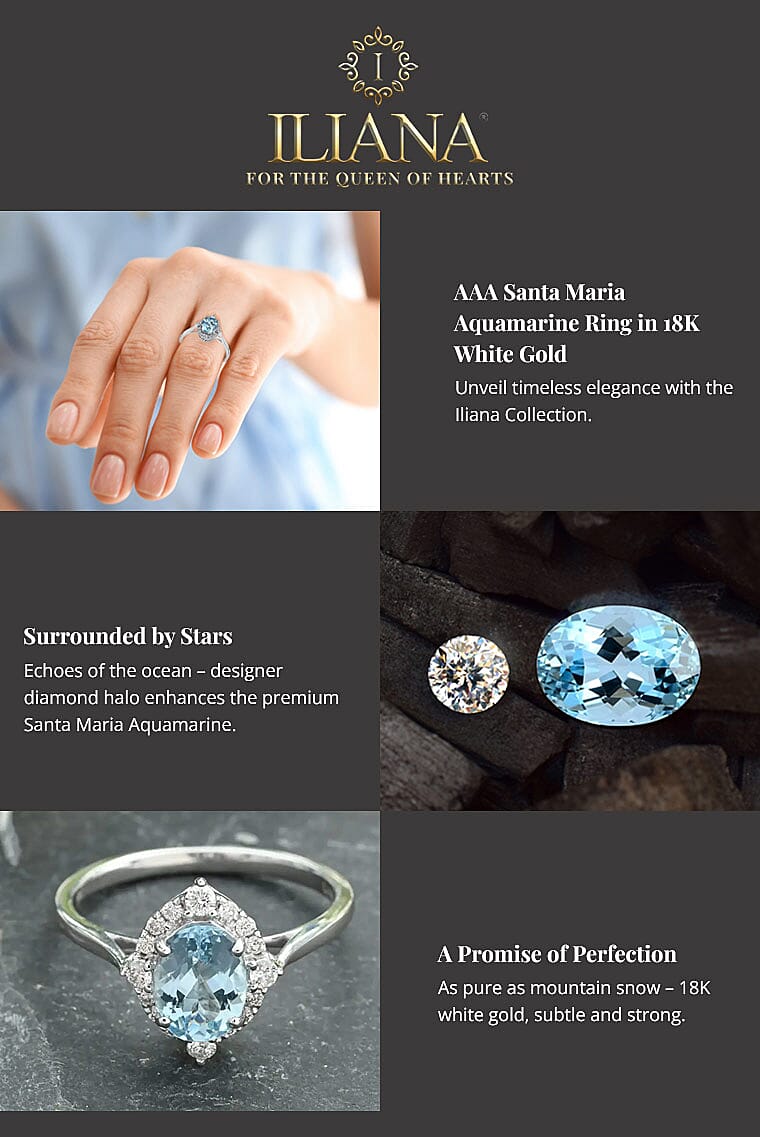 Iliana AAA Santa Maria Aquamarine Ring in 18K White Gold_1Banner