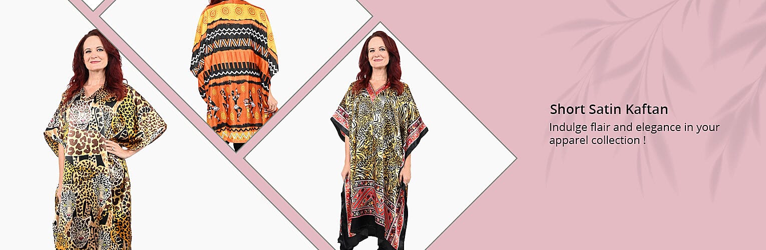 Short Satin Kaftan