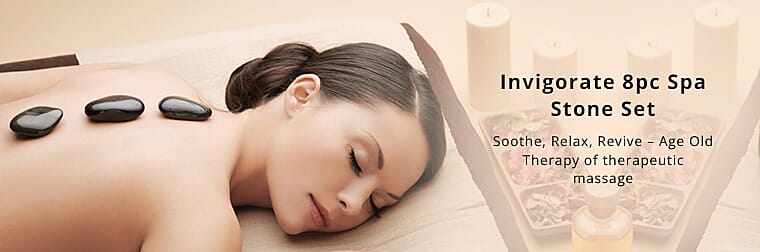 Invigorate 8pc Spa Stone SetBanner